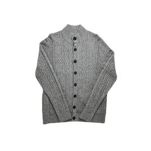 5-30 QI CASHMERE NWT Men's Sweater Gray Size M